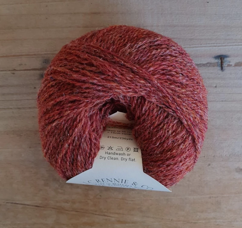 Unique Shetland Farbe Henna